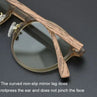 Retro Eyeglasses (Wood)